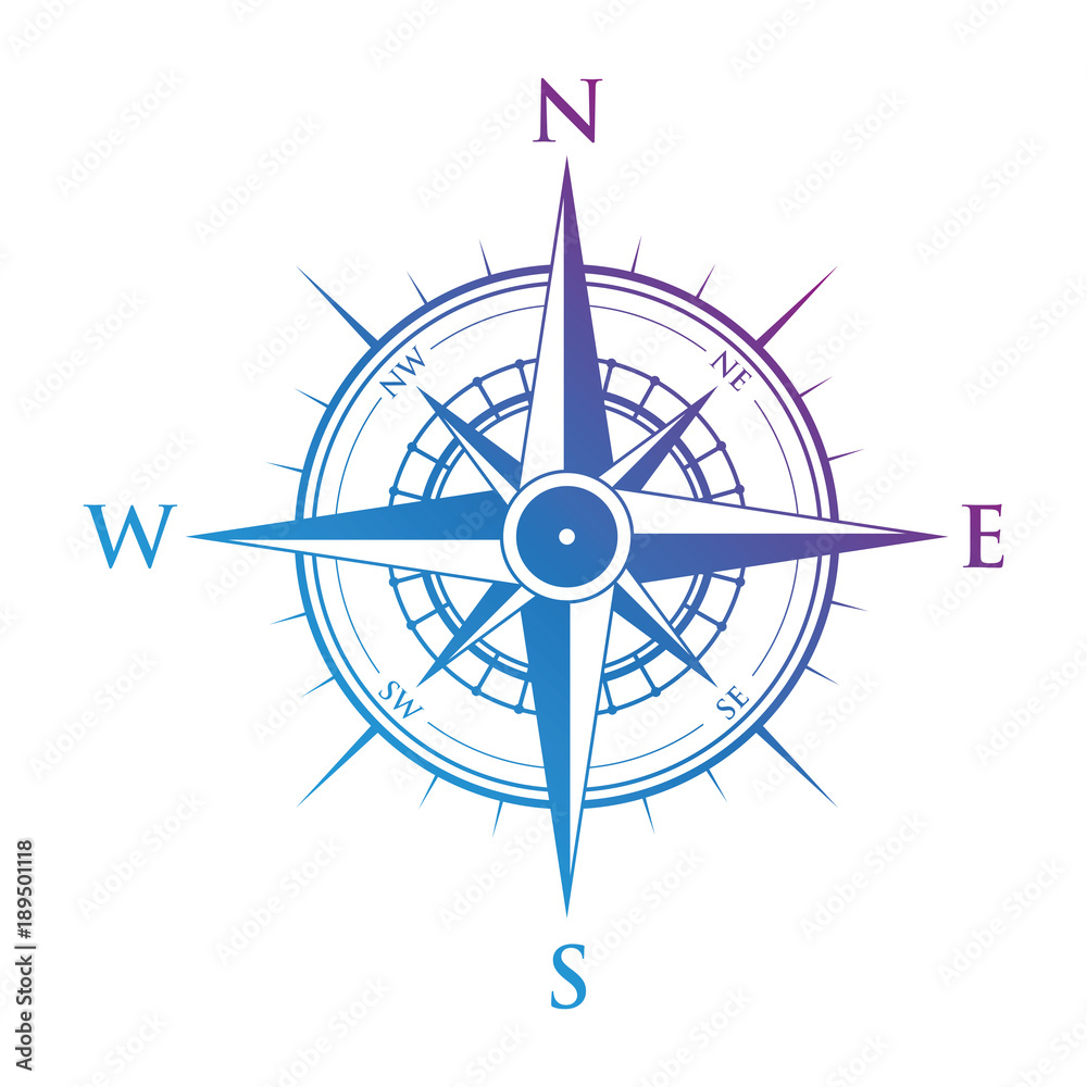 blue compass 