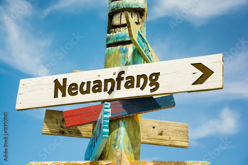 Schild 282 - Neuanfang