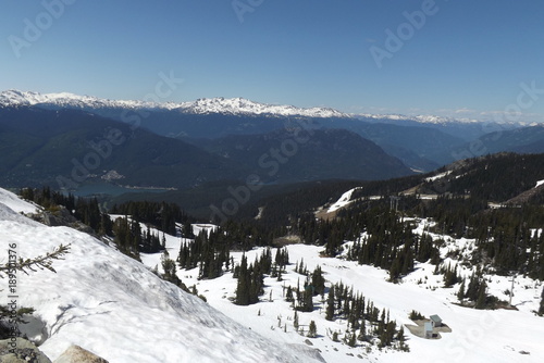 Snowy Canadian Mountains