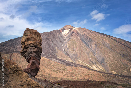 Finger of God rock at Teide volcano