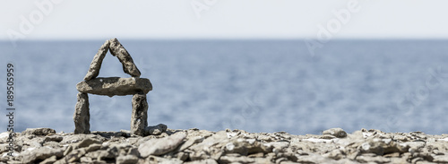 Steinhaus am Meer