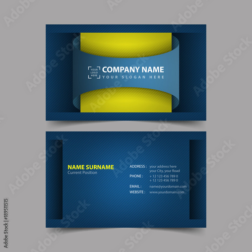 Business Card Design Template.
