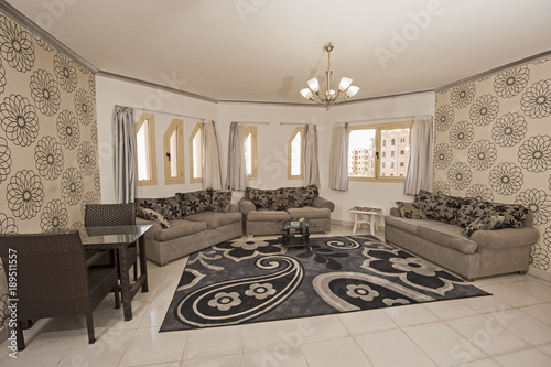 Interior design of an apartment living room show home