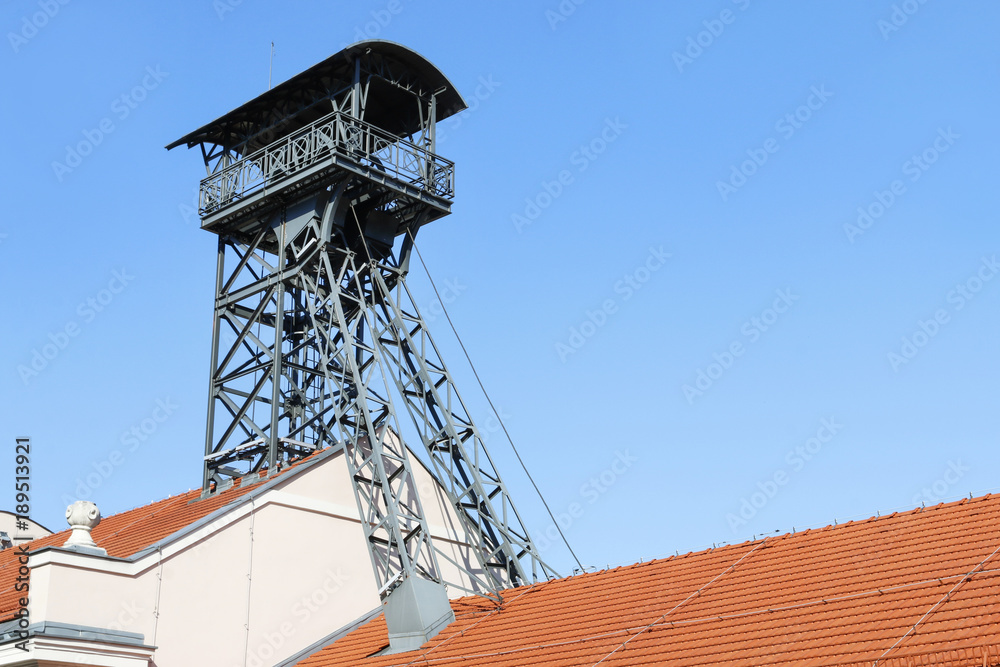 WIELICZKA, POLAND - MARCH 27, 2017: The Regis Shaft WIELICZKA, POLAND - MARCH 27, 2017: The Regis Shaft