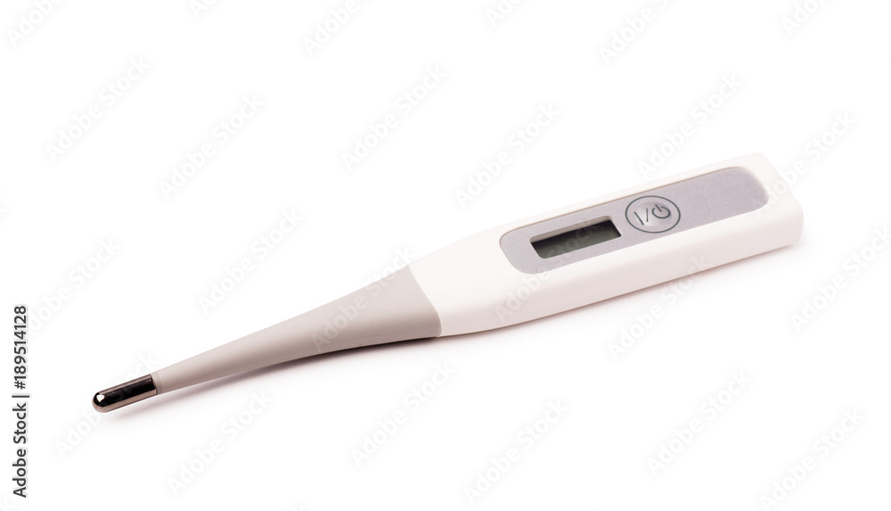 White body electronic thermometer White body electronic thermometer
