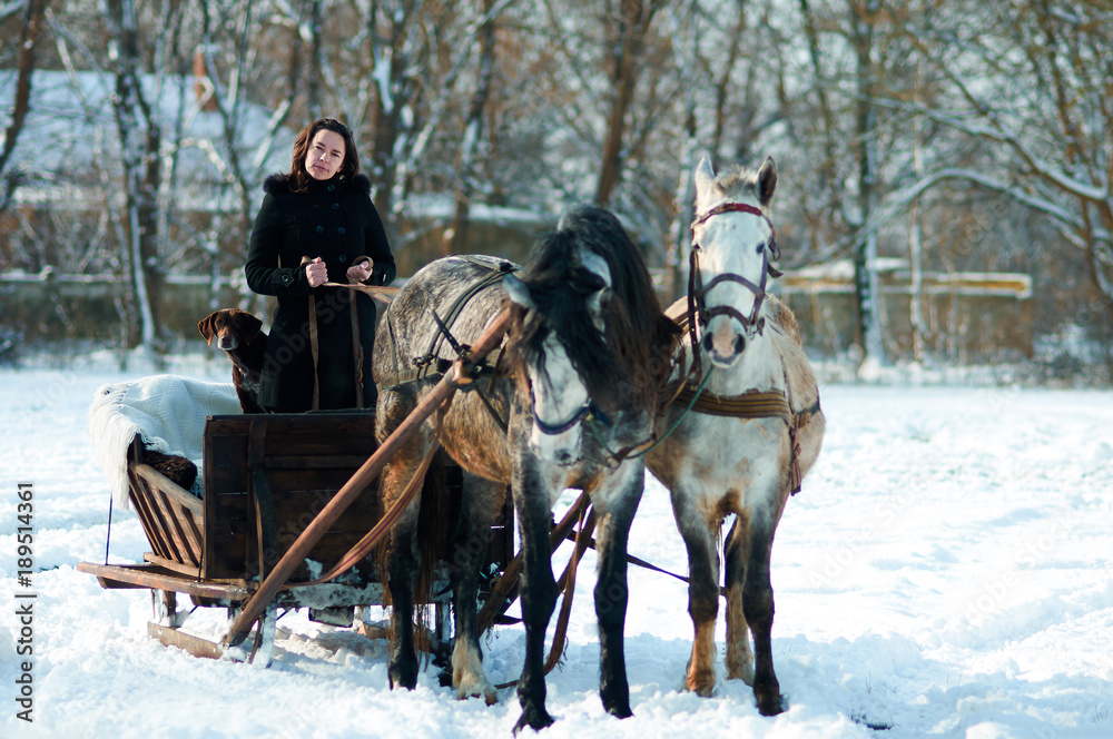 walk in the fresh air in winter walk in the fresh air in winter