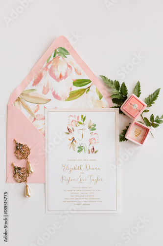 Pastel Wedding Invitations