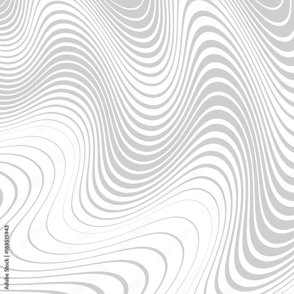 Abstract background with distorted lines. The curvature of space. Fluid motion.
