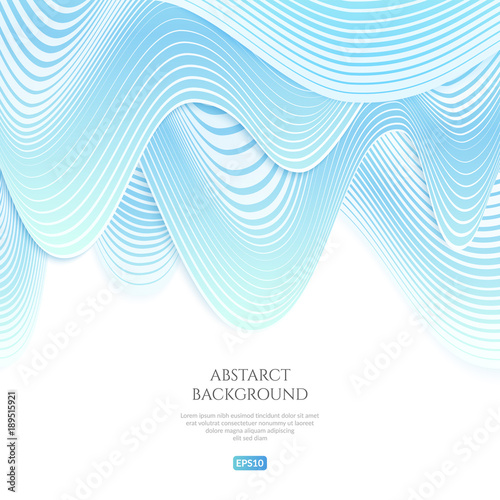 Abstract background with distorted lines. The curvature of space. Fluid motion.