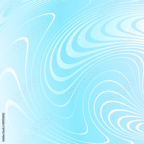 Abstract background with distorted lines. The curvature of space. Fluid motion. © akrain