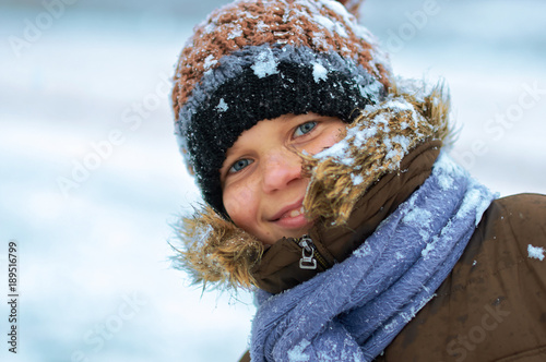 walk in the fresh air in winter