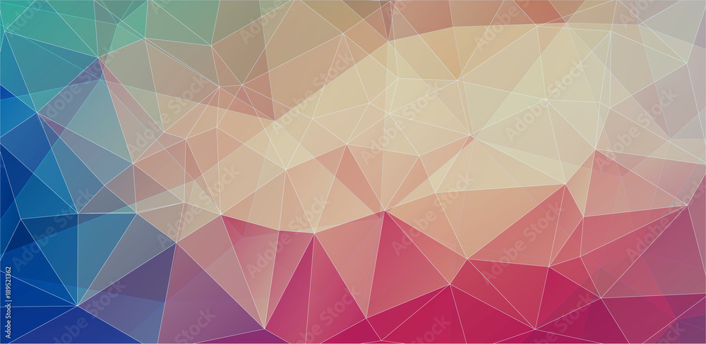 Obraz premium Flat Futuristic Polygon Backgrounds