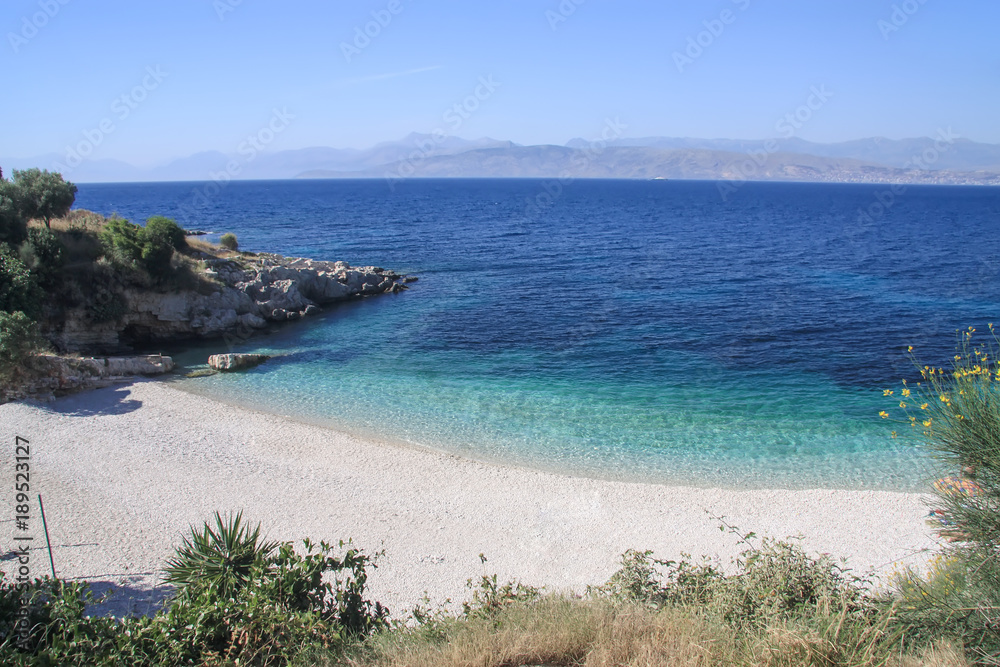 Corfu. Bataria beach near Kassiopi village
