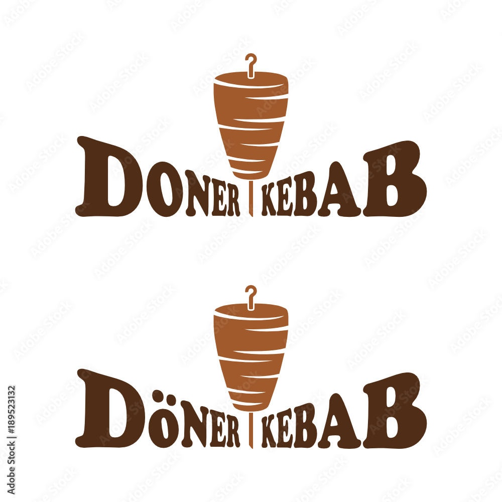 symbol doner döner kebab I Stock-Vektorgrafik | Adobe Stock