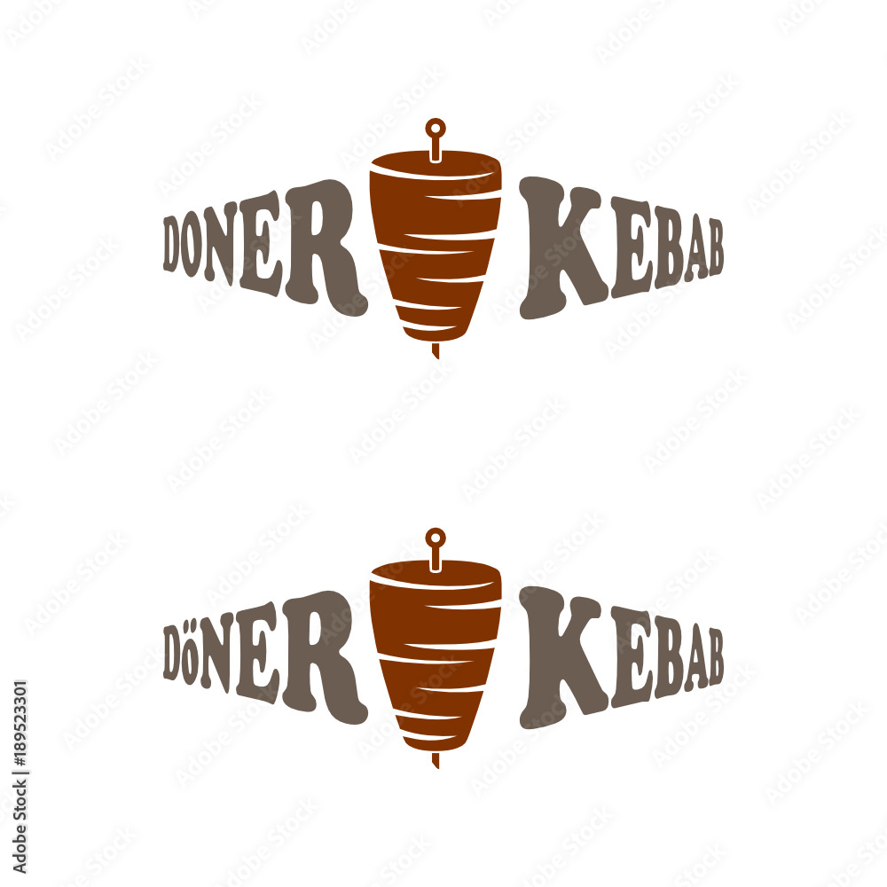 symbol doner döner kebab II Stock Vector | Adobe Stock