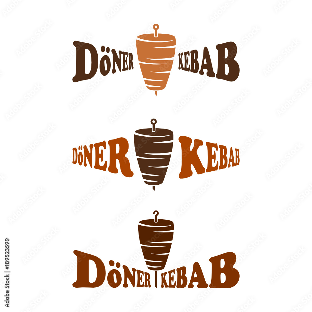 Stockvector symbol döner 3x I | Adobe Stock