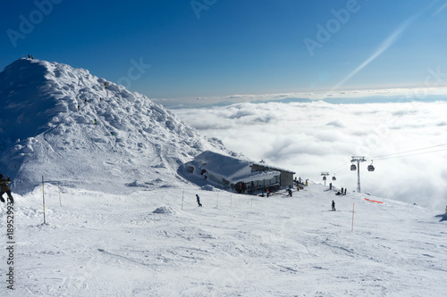 Ski resort in Low Tatra Mountains, Slovakia
