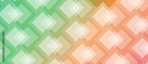 Colorful Square Modern Back...