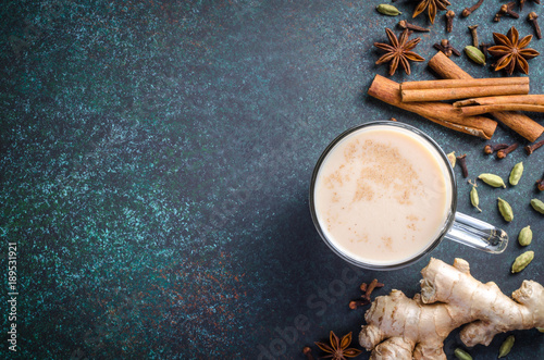 Photos Masala chai with spices