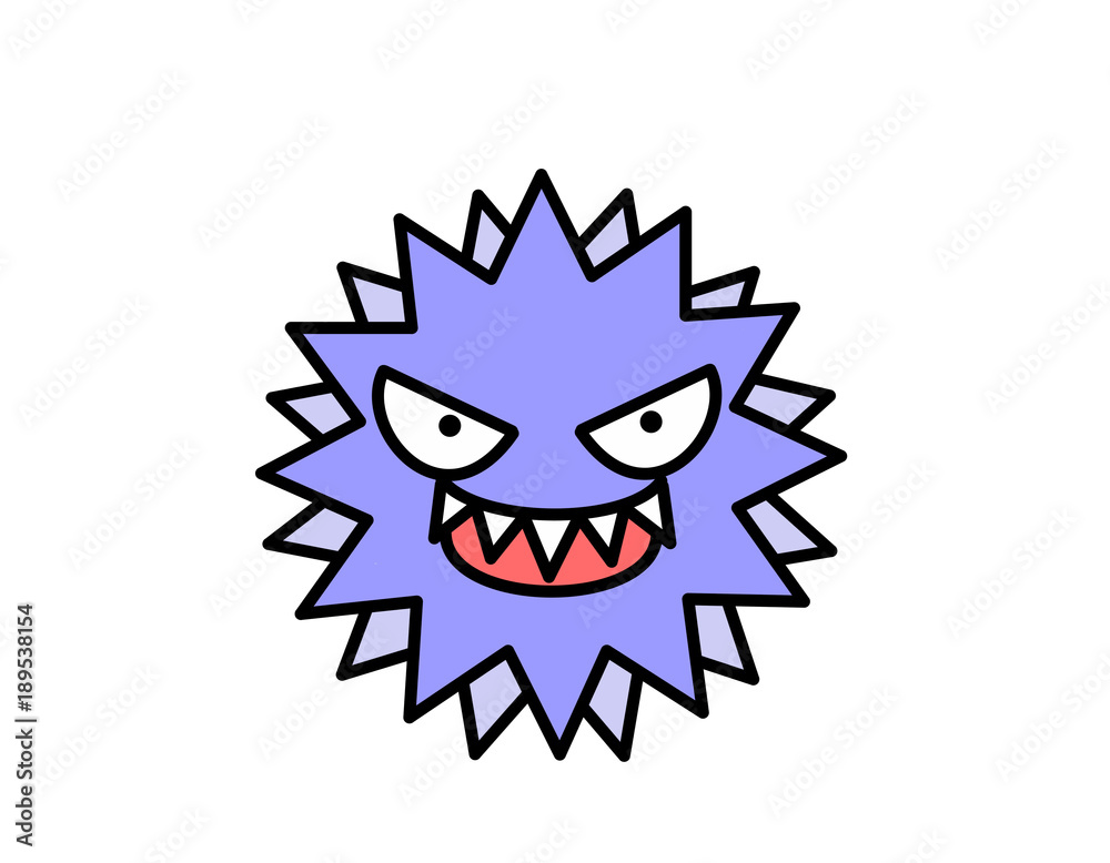 Fototapeta premium ばい菌(色)