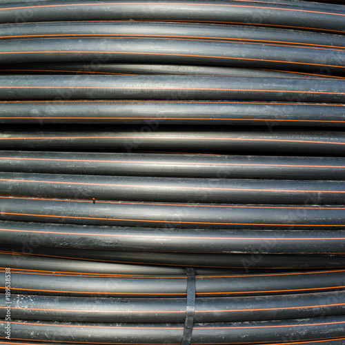 rolled of HDPE pipes