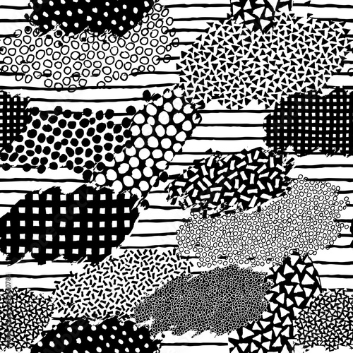Irregular patchwork pattern