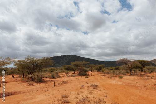 Landscape in Kenya,