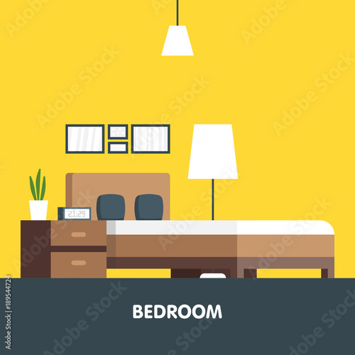 Modern badroom interior design icon. Vector illustration