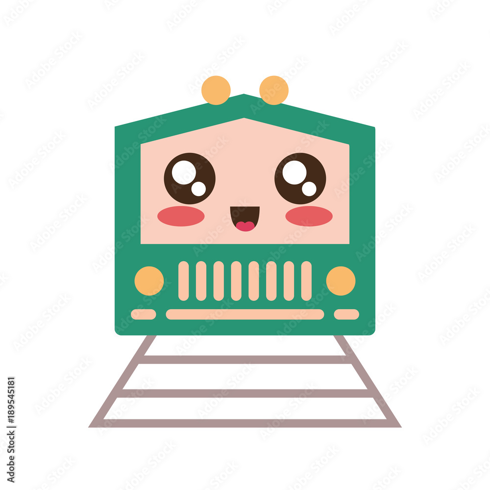 kawaii train vector illustration kawaii train vector illustration