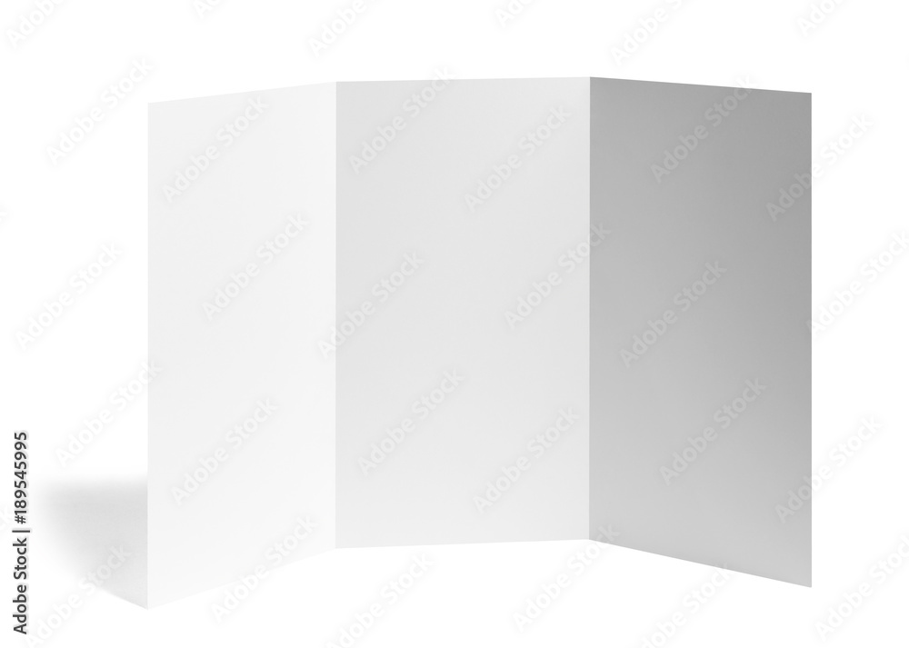 folded leaflet white blank paper template book folded leaflet white blank paper template book