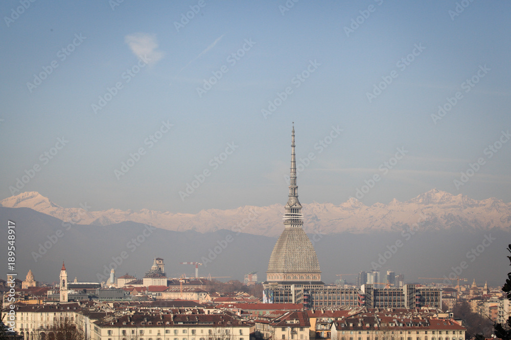 Mole Antonelliana Turin skyline