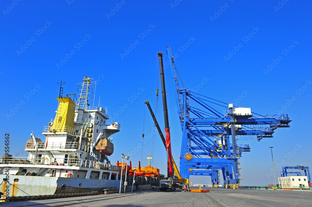 The port crane
