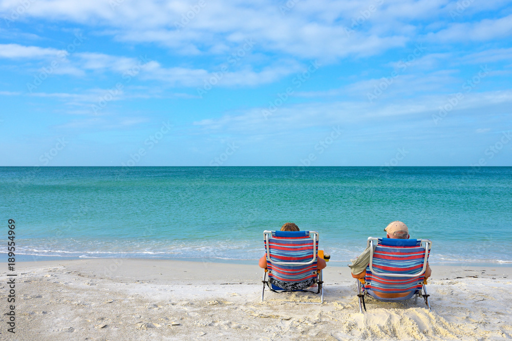 Couple Enjoying the Beach Couple Enjoying the Beach