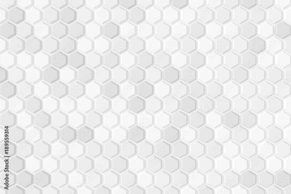 Abstract background of hexagon. 3D rendering. Abstract background of hexagon. 3D rendering.