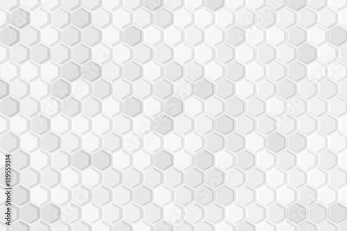 Abstract background of hexagon. 3D rendering.