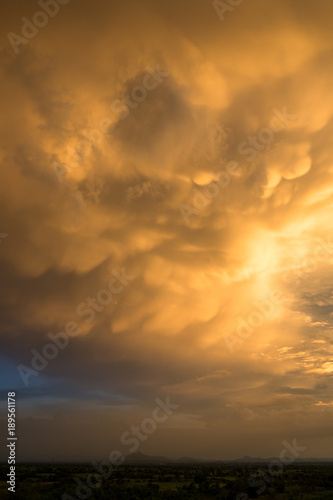 clouds sky at sunset