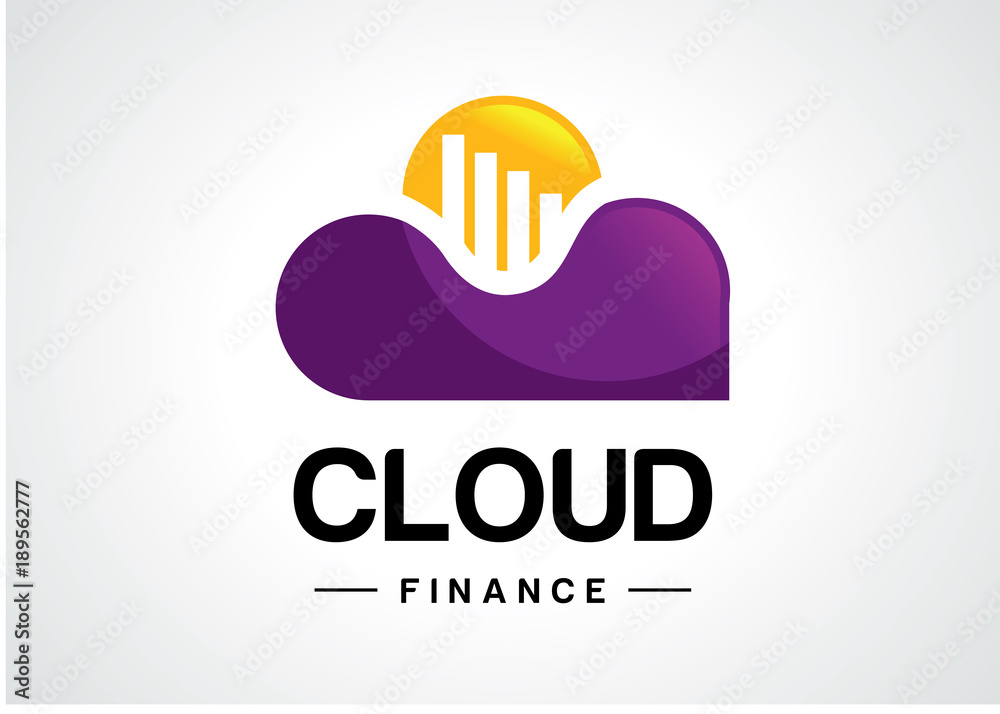 Cloud Finance Logo Template Design Vector, Emblem, Design Concept, Creative Symbol, Icon Cloud Finance Logo Template Design Vector, Emblem, Design Concept, Creative Symbol, Icon