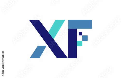 XF Digital Ribbon Letter Logo Free Download XF Digital Ribbon Letter Logo - GFXLoad