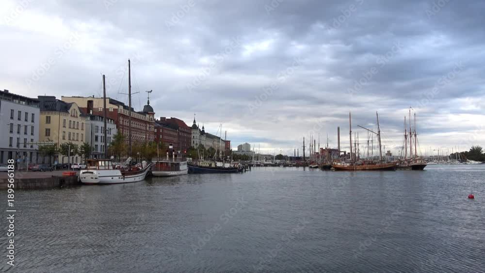 Gloomy september day in Helsinki. Finland