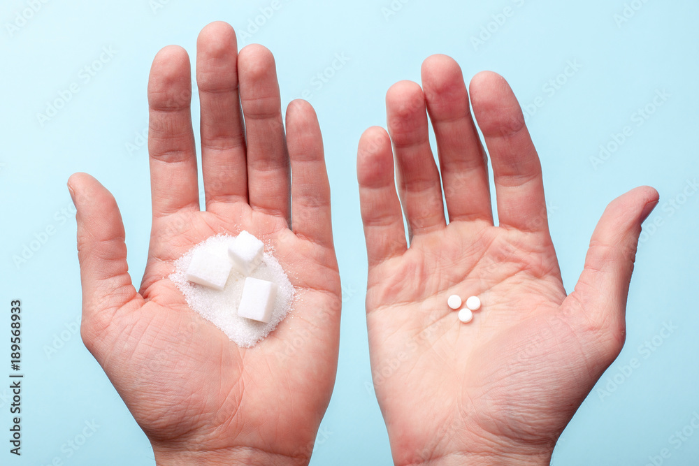 Ταπετσαρία Choice of Sweetener in tablets or regular sugar