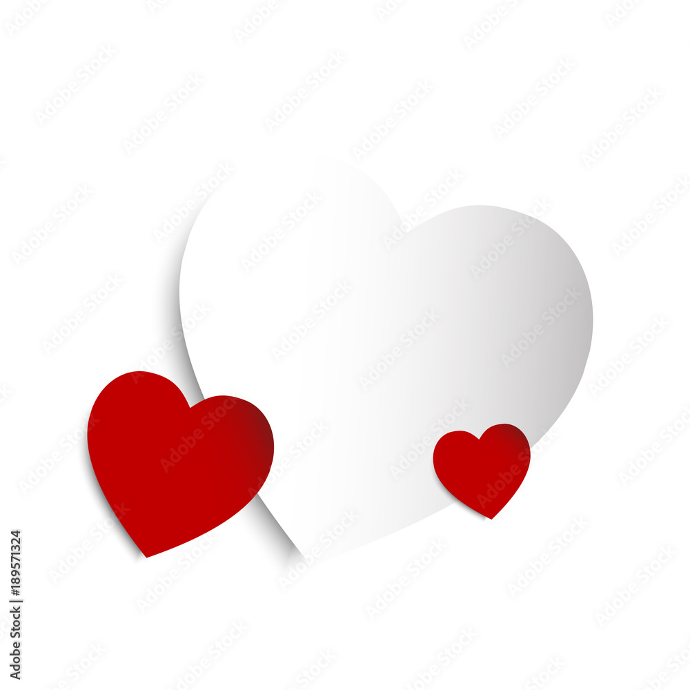 Illustration of heart Valentine's day. Abstract background. Conceptual Valentine's heart.