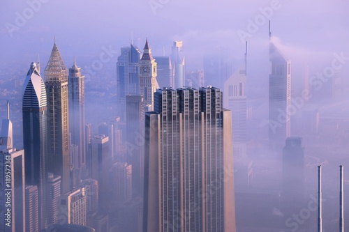 cloudy morning in Dubai,UAE