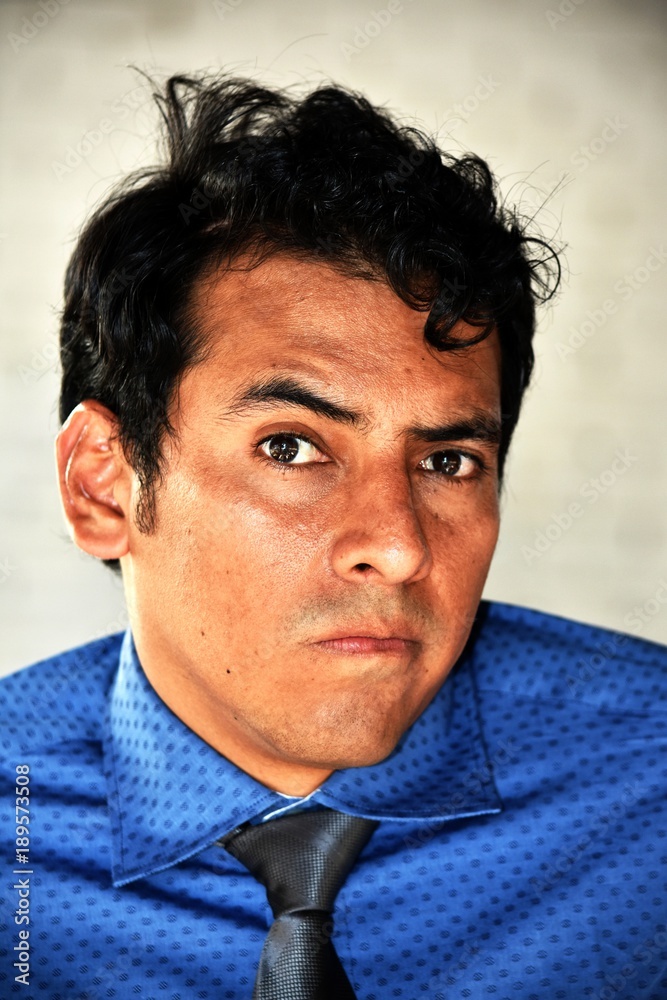 Fototapeta premium Young Business Man And Confusion