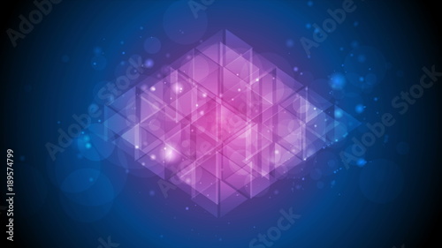Tech abstract blue purple shiny sparkling background