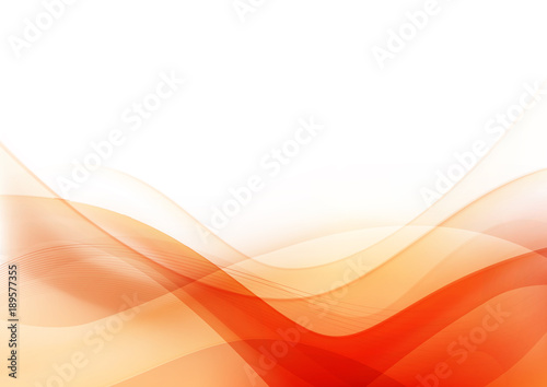 Curve and blend light Orange abstract background 003