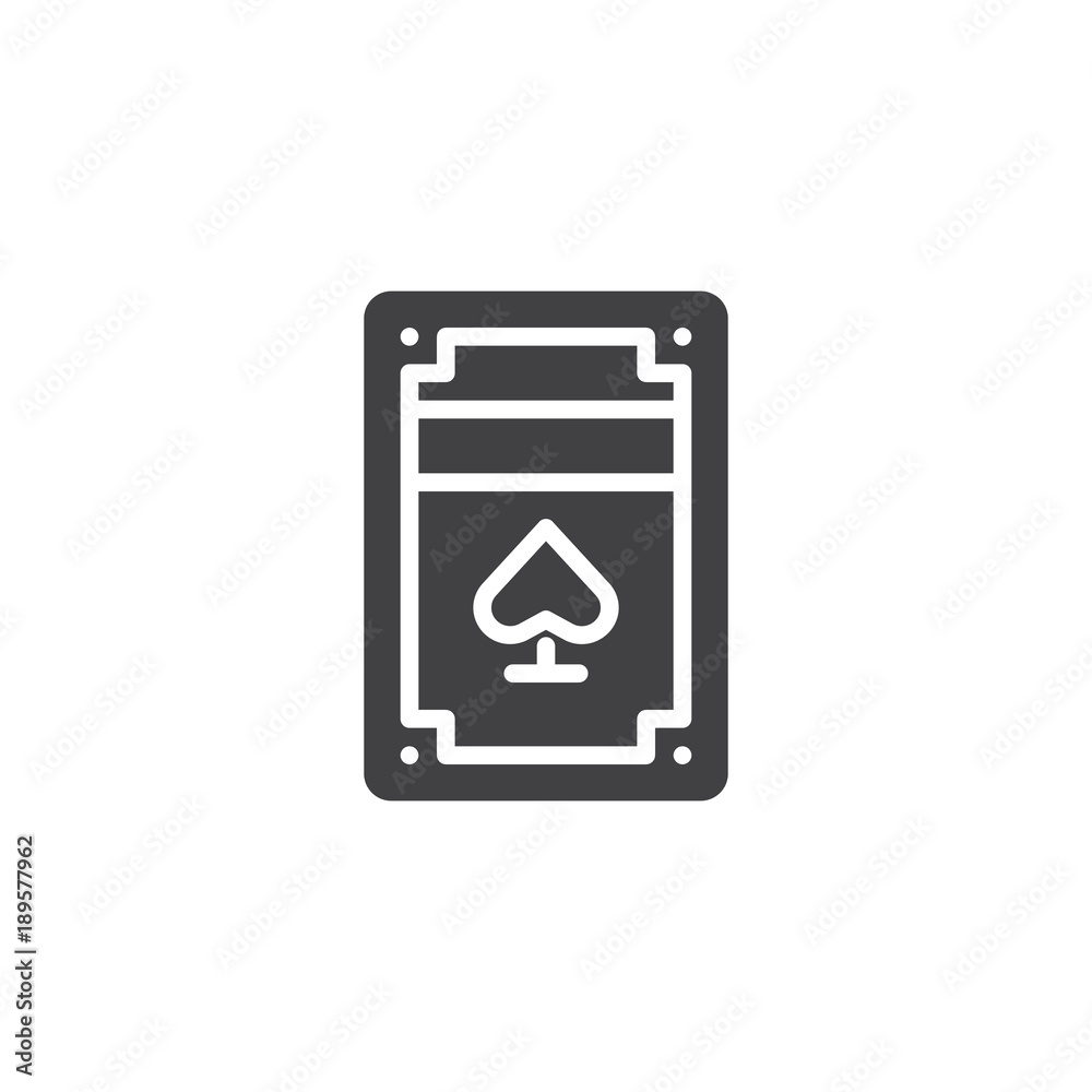 Pack of playing cards icon vector, filled flat sign, solid pictogram isolated on white. Symbol, logo illustration. Pack of playing cards icon vector, filled flat sign, solid pictogram isolated on white. Symbol, logo illustration.