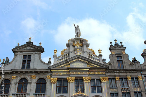 Bruxelles, Grand-Place. Façades. 