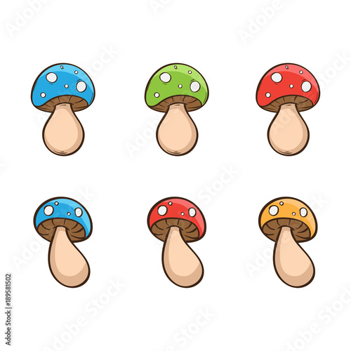 mushroom vector illustration