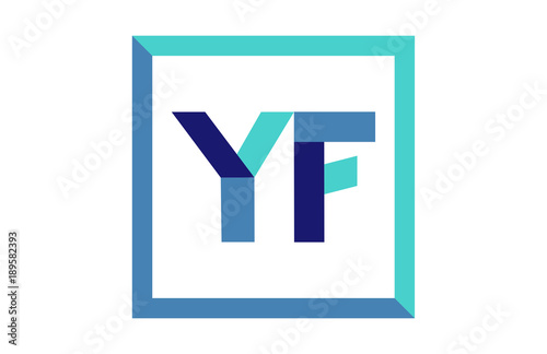 YF Square Ribbon Letter Logo photo