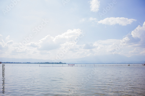 boat in phayao Lake 